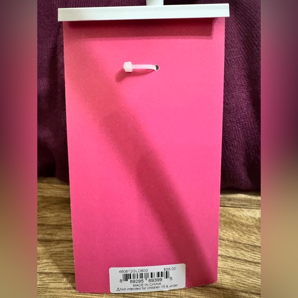 Betsy Johnson Crystal Lipstick Bag Charm/Keychain NWT - Picture 2 of 4